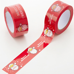 Ruban Adhésif Transparent Spécial Noël Baili, Motif Arbre de Noël Rouge Mignon, <span class=keywords><strong>Film</strong></span> BOPP de Bureau, Grand Rouleau, Boîte Entière - Product Image 2
