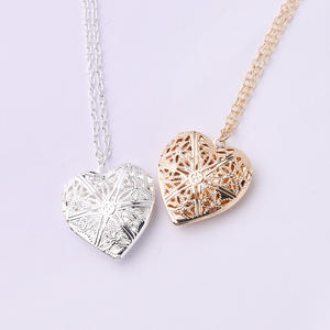 טרנדי לב תליון תליון שרשרת השנה תמונה שרשרת תכשיטי הולו לב שרשרת לנשים חברה החבר - Product Image 2