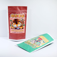 Pochette en plastique anti-odeur en Mylar, sac d'emballage de bonbons alimentaires