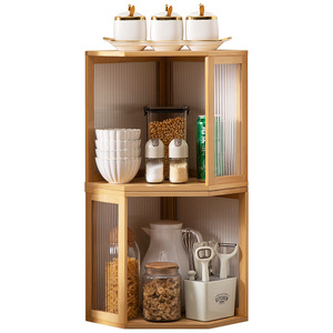 Étagères de rangement pour cuisine, étagères à épices, étagères empilables pour comptoir, supports à condiments, organisation et rangement de la cuisine - Product Image 5