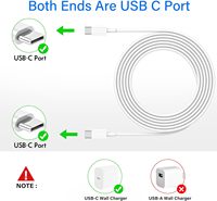 Câble de charge rapide 60W USB C, câble de charge rapide Type C vers C PD pour iPhone 15 16 Pro Max