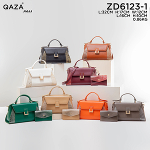 QAZA Jiali designer di 2024 di marca alla moda da donna a buon mercato borse in pelle produttori di cina - Product Image 5