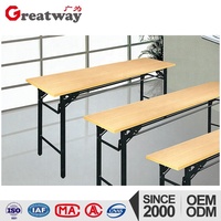 Bureau pliant avec roulettes, modulaire, moderne, pour salle de réunion, bureau, mobilier de bureau, table d'ordinateur en fer, bureau de formation