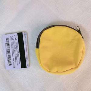 กระเป๋าใส่เหรียญผ้าแคนวาสสไตล์เกาหลีสุดฮิต คุณภาพสูง สำหรับทุกเพศทุกวัย ขนาดเล็ก ลายเรียบๆ สีลูกกวาด พร้อมช่องใส่กุญแจ - Product Image 3