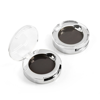 Palette de fards à paupières vide magnétique DIY en or et argent, emballage personnalisé pour cosmétiques, vente en gros
