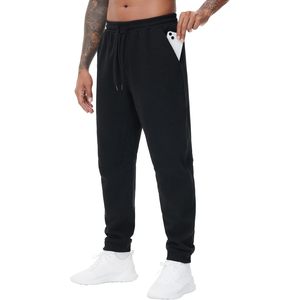 Pantalon de jogging fuselé en molleton pour homme FOXA avec cordon de serrage et poches, respirant, idéal pour l'entraînement - Product Image 1
