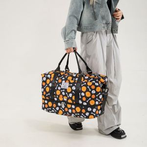 Hot Selling Sun Flower Printed Duffle Bag Set 2pcs Luggage <b>Storage</b> Bags Outdoor Sports Travel Bag for Women - Product Image 4