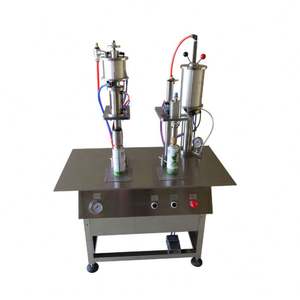 Machine de remplissage et de scellage semi-automatique pour aérosols 3-en-1, idéale pour la peinture, les désodorisants et les assainisseurs d'air - Product Image 2