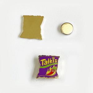 หมุดโลหะเคลือบผิวแบบแข็งแม่เหล็กอีพ็อกซี่ชุบทองสำหรับขาปกหมวกแบบกำหนดเองได้รับการออกแบบมา - Product Image 4