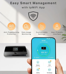 TP-Link M7350 4G <span class=keywords><strong>Mi</strong></span>-Fi Hotspot พร้อมหน้าจอ - Product Image 5
