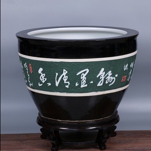 Tête de fleur verte peinte à la main de luxe, décoration de la maison, <span class=keywords><strong>pot</strong></span> de jardinière en céramique, bonsaï artificiel avec <span class=keywords><strong>pot</strong></span> - Product Image 5