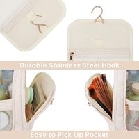 Sublime pull Indestructible Spacer-layer Dangly Ditty Bag Résistant à la déchirure Capacious Somptueux Trousse de toilette avec pochettes isolées
