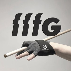 Nuevo Guante de Billar Profesional Japonés de 3 Dedos Abiertos 3Seconds, Guante para Taco de Billar para 9-Ball y 8-Ball Black Eight - Product Image 1