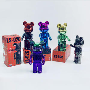 ลำโพงบลูทูธไร้สายรุ่น Morden LS-02 Violent Bear สำหรับงานปาร์ตี้โฮมเธียเตอร์ รูปหมีกริซลี่ย์ ของตกแต่งโต๊ะอิเล็กทรอนิกส์ - Product Image 2