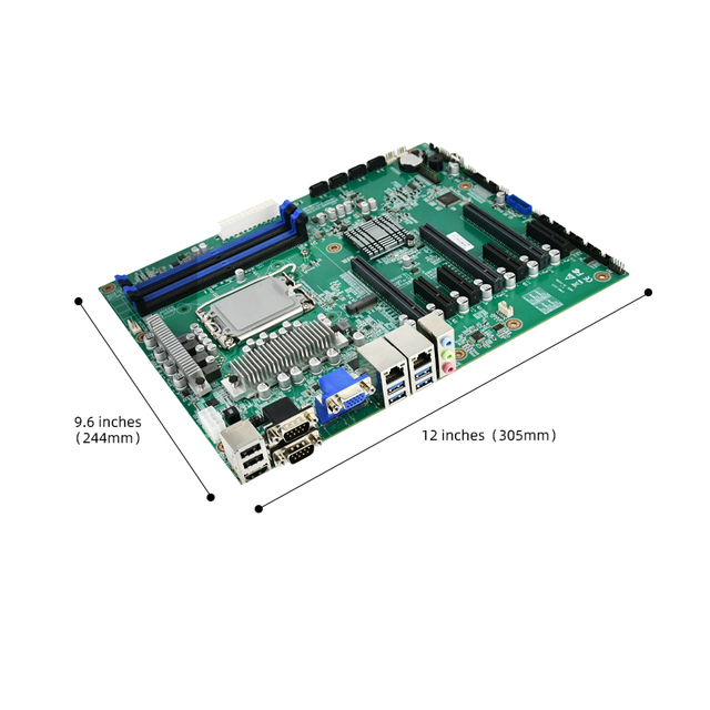 New ATX Motherboard LGA 1700 Intel 14th Gen 3 PCIE X16 4 PCIE X4 DDR4 Double Channel 128GB Server Workstation Embedded