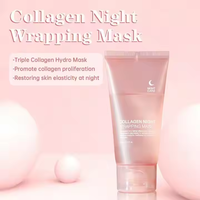 Recién llegado, superventas, producto coreano para el cuidado de la piel, venta al por mayor, mascarilla de envoltura nocturna de colágeno, 75ml