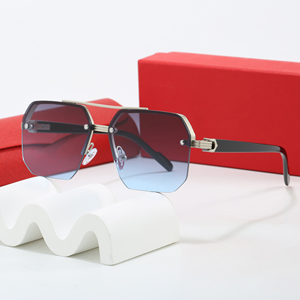 Gafas de Sol Polarizadas UV400 con Marco Cuadrado Extragrande, Lentes Degradadas en Verde/Amarillo/Morado para Mujer, Unisex, Deportes al Aire Libre, Conducción - Product Image 3