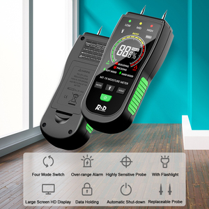 Higrómetro Digital MT19C, medidor de agua de <span class=keywords><strong>pared</strong></span> y medidor de <span class=keywords><strong>humedad</strong></span>, <span class=keywords><strong>Detector</strong></span> de dos pines para hormigón, cemento, ladrillo y madera, <span class=keywords><strong>humedad</strong></span> - Product Image 2
