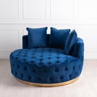 Offres Spéciales Loisirs Mobilier De Salon Chaise Pivotante En Acier Inoxydable Ronde Salon Chaise Pour la maison Hôtel