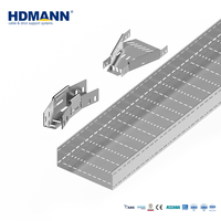 Hdmann NEMA Certifié, Chemin de câbles robuste en acier inoxydable SS316 de 300 mm pour le routage de câbles électriques extérieurs en usine chimique