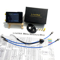 HOT HOSHI LiteVNA64 Analyseur de Réseau Vectoriel 50kHz-6.3GHz HF VHF UHF Antenne avec Écran d'Affichage de 3.95 Pouces