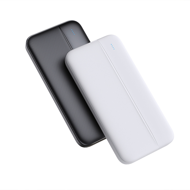 Wholesale Fast Charging 10000mAh Power Bank Dual USB Ultra-Thin Portable with Micro USB Input 10W Output Rohs Certified