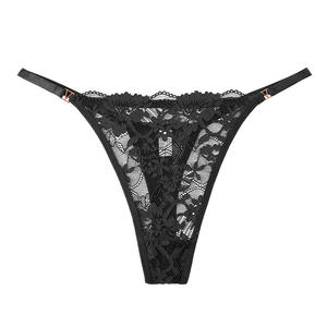 Mutandine da donna a vita bassa in pizzo OEM/ODM all'ingrosso, slip sexy a vita bassa, <span class=keywords><strong>perizoma</strong></span> in pizzo floreale - Product Image 6