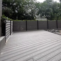 Carrelages de sol stratifié bois plastique sur mesure pour balcon terrasse extérieure en Wpc terrasse imperméable