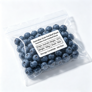 Custom Frozen Food <strong>Labels</strong> - Deep Freeze Adhesive For Meat Seafood Ice <strong>Cream</strong> Packaging - Product Image 3