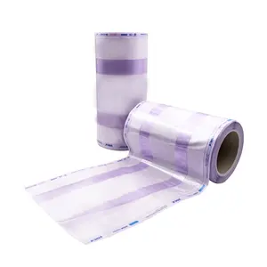 Sterilization Gusseted Roll High Quality Medical Packaging Sterilization Gusseted Reel Pouch Roll