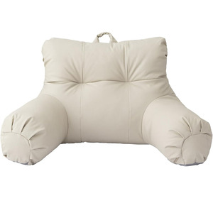 B251 ODM Faux cuir oreiller de lecture toutes saisons Wedge dossier <span class=keywords><strong>bras</strong></span> dos soutien <span class=keywords><strong>coussin</strong></span> assis lit canapé oreiller pour Couple - Product Image 1