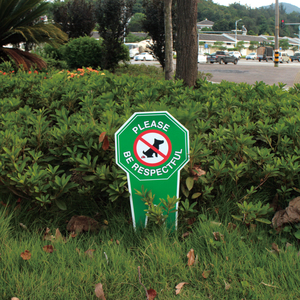 Độ bền tốt tùy chỉnh lâu dài dừng Chó từ pooping trên bãi cỏ của bạn xin vui lòng được tôn trọng không có dấu hiệu chó poop - Product Image 4