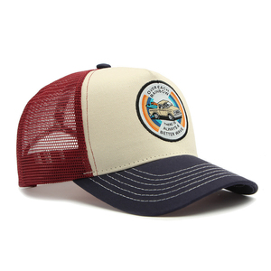 Casquette de <span class=keywords><strong>surf</strong></span> décontractée à dos en maille respirante, avec patchs rétro <span class=keywords><strong>Surf</strong></span> & Sloth, de la collection Maille Rétro <span class=keywords><strong>Surf</strong></span>, modèle Trucker - Product Image 3