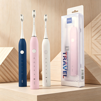 Produits pour la maison intelligente, brosse à dents électrique intelligente ABS, brosse à dents électrique auto-nettoyante, brosse à dents électrique portable pour homme et femme