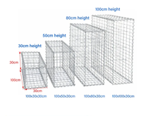 Grillage Gabion Soudé Galvanisé Antirouille pour la Décoration de Jardin, la Protection Contre les Inondations, la Protection des Rivières et l'Ingénierie Routière