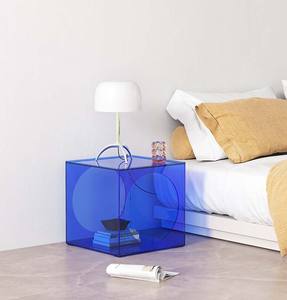 Tavolino Laterale in Acrilico Staccabile per Ufficio Domestico, Tavolino Porta Libri, Tavolino da Caffè in <span class=keywords><strong>Plexiglass</strong></span> - Product Image 2