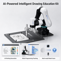 TERKOBOT Magician E6 Braccio Robotico Didattico di Grado Industriale, Supporta DobotStudio Pro, Controllo Multisistema Android Windows iOS