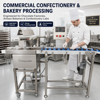 Machine d'enrobage de chocolat, ligne d'enrobage, tunnel de refroidissement, enrobeuses, équipement de production de biscuits, gaufrettes et bonbons, machines industrielles