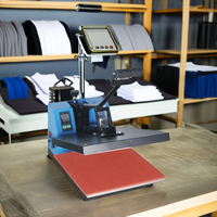 Presse à Chaud Manuelle Professionnelle pour Sublimation T-shirt, 2.2 kW 38x38, Facile à Utiliser pour les Ateliers d'Impression
