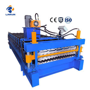 ماكينة صنع طبقات مزدوجة من الألواح والجدران الورقية للبيع بالجملة مباشرة ، ماكينة تشكيل اللف المستخدمة في ألواح السقف - Product Image 1