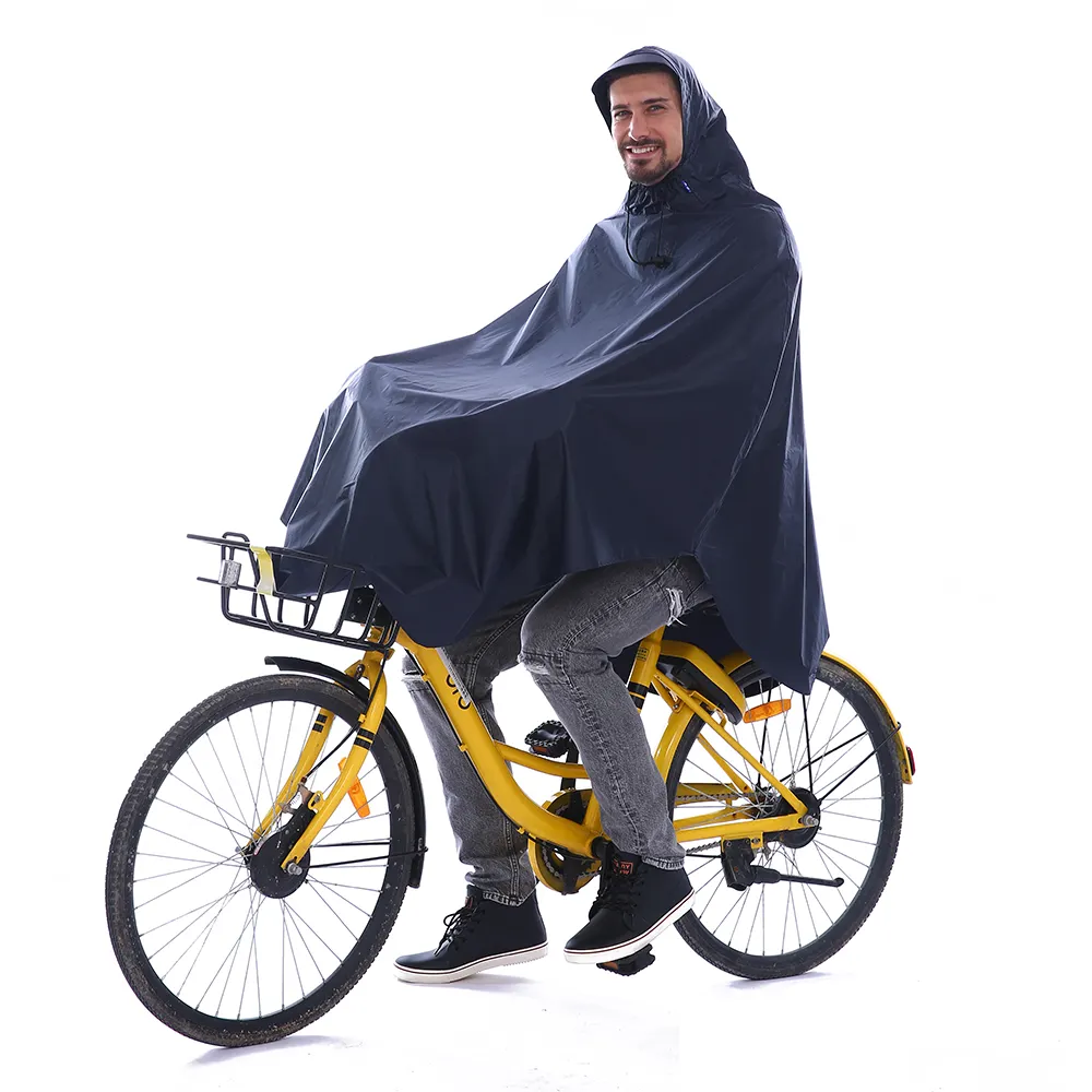 Manteau de pluie pour moto, Cape de pluie, en tissu Jacquard, accessoire pour adulte, Poncho