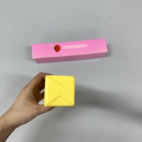 Jouet géant en forme de beurre en PU, à remontée lente, réaliste, grand bâton de beurre anti-stress, jouets à presser