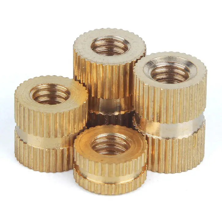 Brass Khía Chèn Nut M4 Chủ Đề Chèn Nut Với Chất Lượng Cao