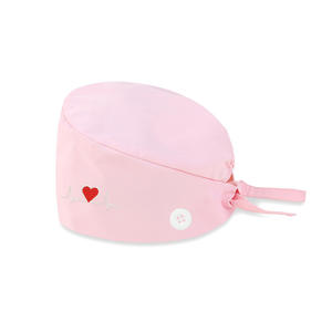 Chapeau chirurgical moderne minimaliste en coton réutilisable et lavable, unisexe, type bouffant, pour les professionnels de la santé - Product Image 4