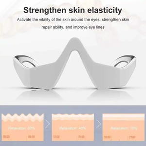Masseur oculaire 3D à micro-courant, lumière rouge, sans fil, étanche, USB-C, appareil de beauté anti-rides et anti-cernes - Product Image 4