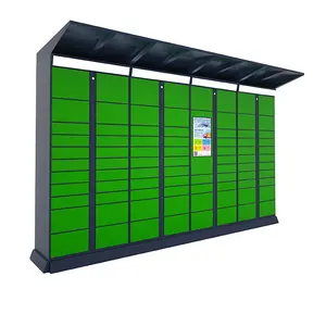 Community smart package express cabinet intelligent steel express lockers support system customization development