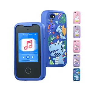 かわいい保護カバー付きYMXPH05SC革新的な電子携帯電話おもちゃ子供のためのモバイルセルスマートデバイス電話女の赤ちゃん男の子
