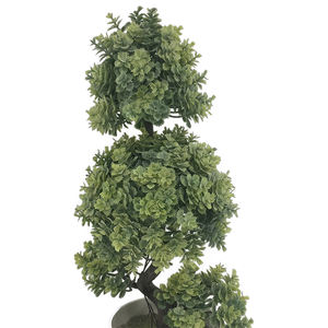 14in PE materiale cipresso artificiale topiaria alberi all'aperto fiori finti per pareti case decorazioni natalizie in vendita - Product Image 3