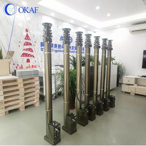 12V 24V Telescopic Mast 3 20 Meter Lighting <b>Cameras</b> Solar Tower Powerful Lifting Pole Customized Aluminum 20KG OK-DD03SJ Telesco - Product Image 4