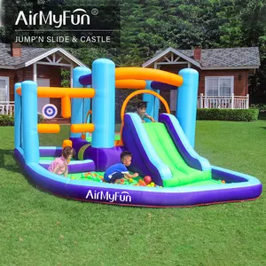 Airmyfun Hersteller Hochwertige Kinder Funny Jumping Bounce House Aufblasbare Spring burgen China Slide Zum Verkauf